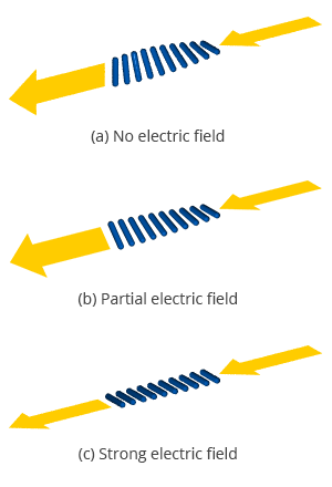 Effect of liquid crystals on light polarization