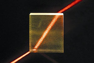 refraction of light through a glass slab